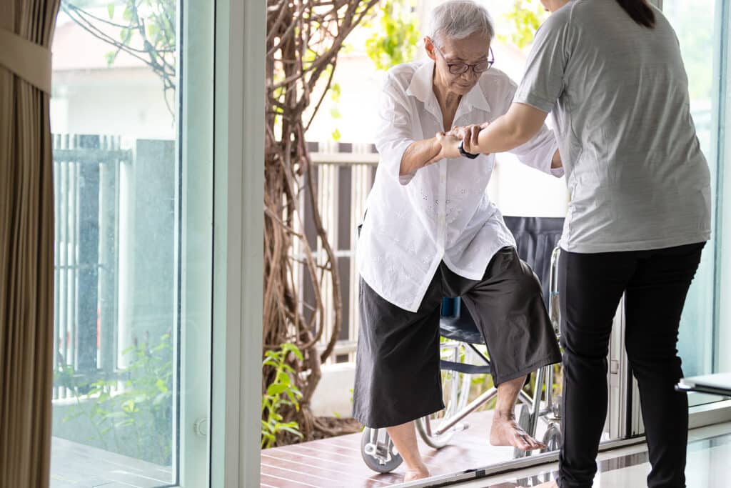 Home care assistance can help reduce stress for seniors aging in place.